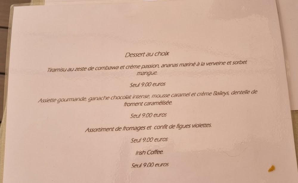 Restaurant Ma Maison - Menu Image 2